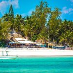 Beautiful beach destination in East Africa with white sands and clear waters